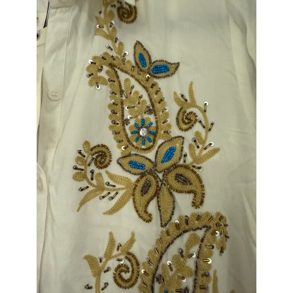 Solitaire Beaded Blouse - Picture 2 of 7